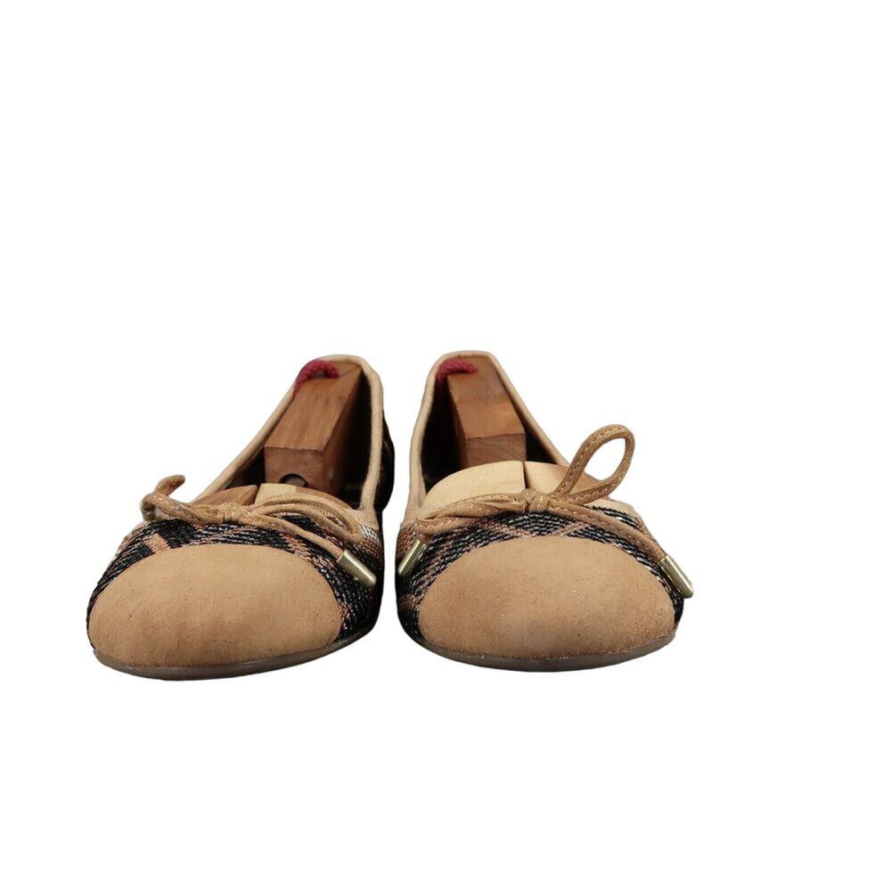 Jessica Simpson Shoes Womens 7 Ballet Flats Fashion Slip On Cap Toe Misha Brown - Picture 3 of 13